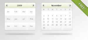 Free psd Calendar mockup
