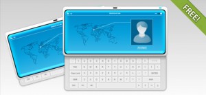 Fully Layered PSD Abstract Phone