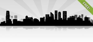 Free City Landscape Siluet