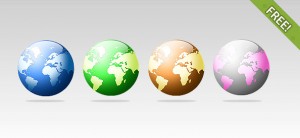 4 Free Globe Icons