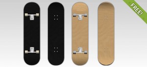 4 Free Skateboard Templates