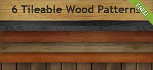 6 Free Tileable Wood Patterns