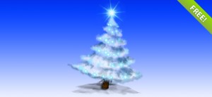 Layered PSD Christmas Tree