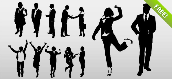Business People Silhouettes