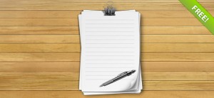 Lined Paper Free PSD 