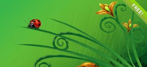 Floral Background Set 