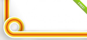 Colorful Lines PSD Background