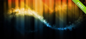 Bubble Wave Abstract Background