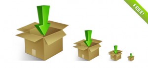 3D Download Icon