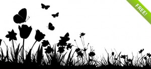 PSD Spring Silhouettes Mega Pack