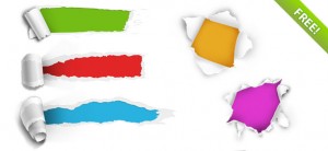 5 Ripped Paper Holes