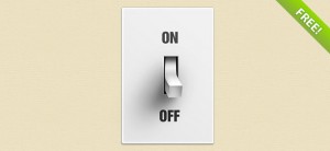 Free PSD Switch Button