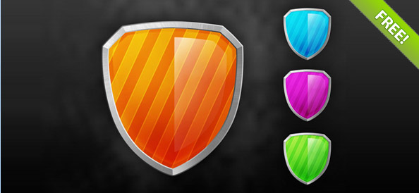 http://static.freepsdfiles.net/uploads/2011/10/Free_PSD_Shield_Icons_Preview_Small.jpg
