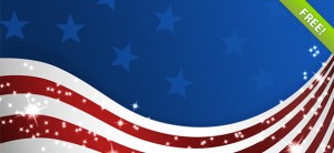 USA Flags PSD - American Patriotic Set