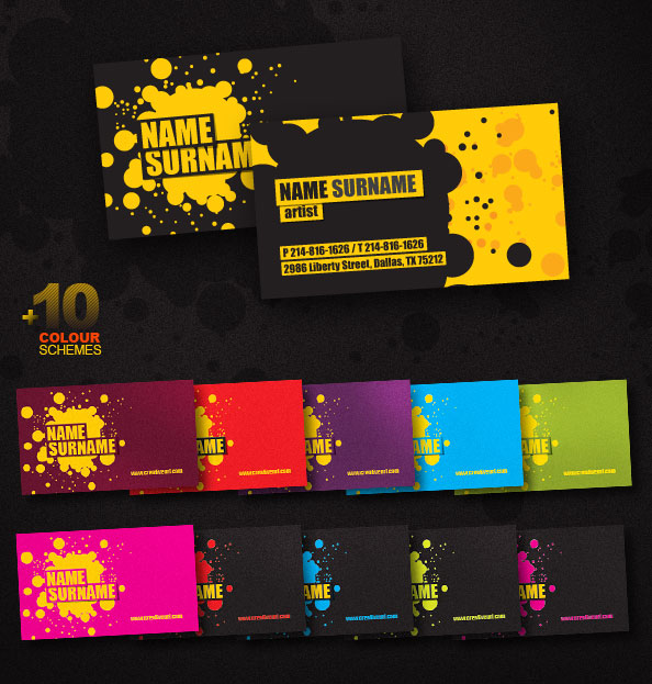 Creative Business Card PSD Template Preview Big