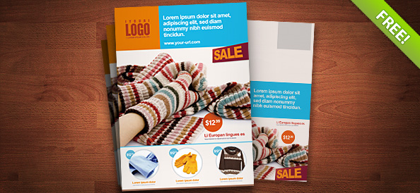 Free PSD Retail Marketing Postcard