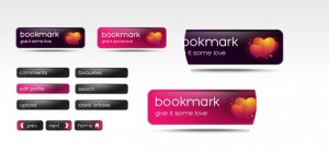 11 PSD Glossy Button Templates