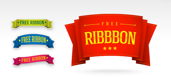 http://static.freepsdfiles.net/uploads/2012/06/5_Free_Ribbon_Templates_Preview_Small.jpg