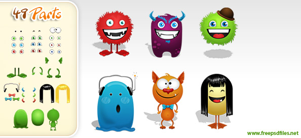 PSD Monster Creation Kit