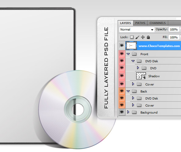 dvd case template