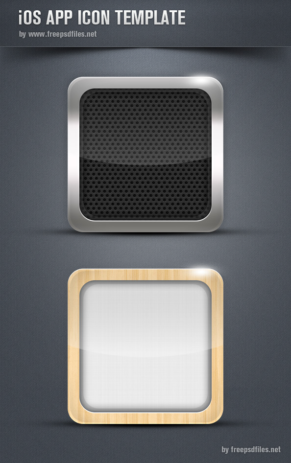 iOs App Icon Template Preview