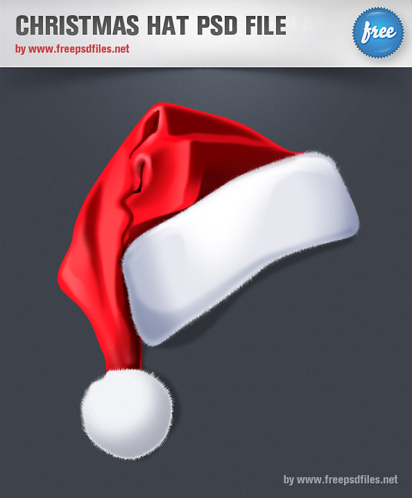 Christmas Hat PSD File Preview
