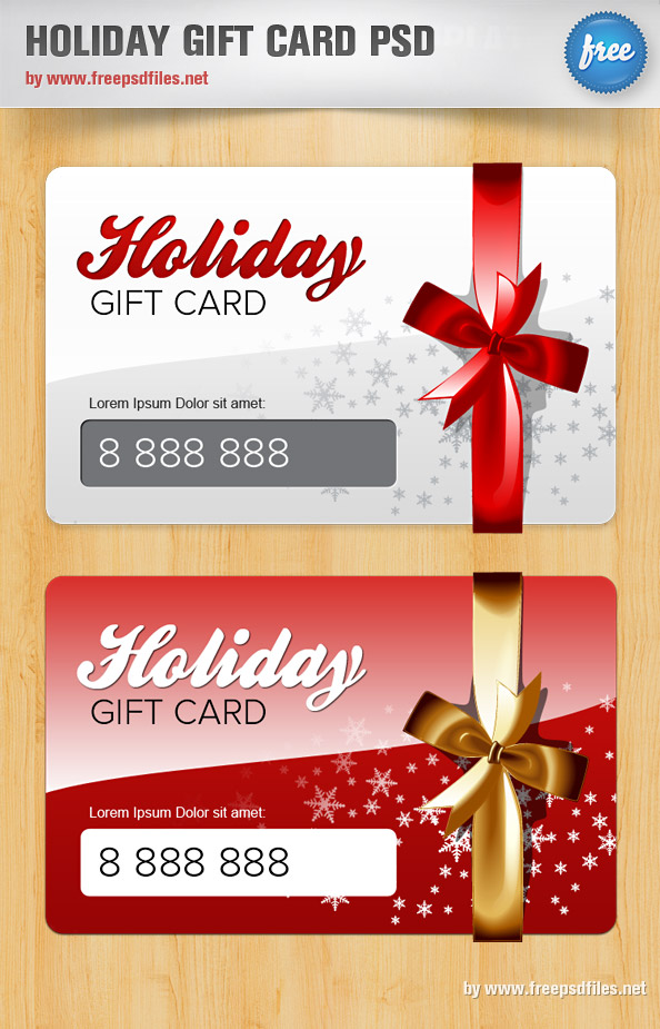 holiday gift card designs