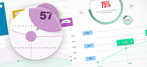 Chart PSD Template Set Chart PSD Template Set