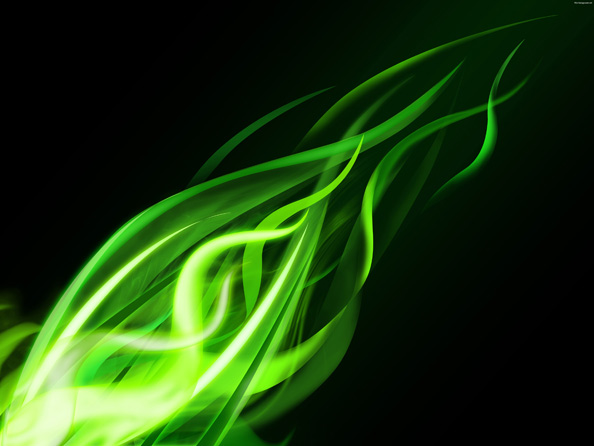Free Wavy Backgrounds - Green Variation