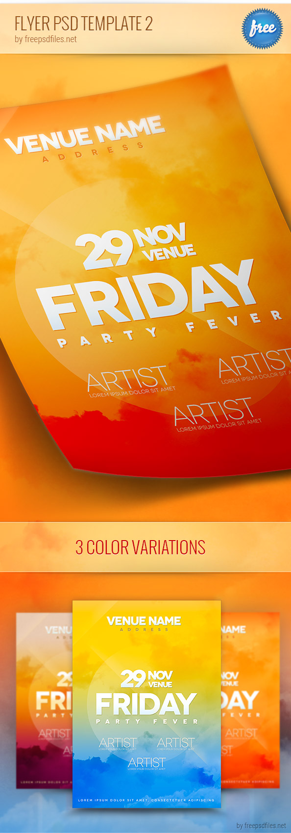 free psd poster templates download