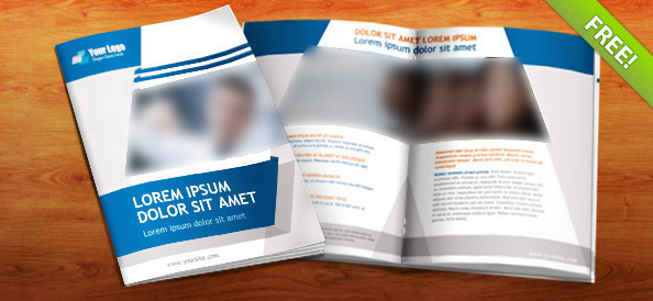 Free PSD Booklet Template