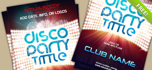 PSD Poster Template For Club Event