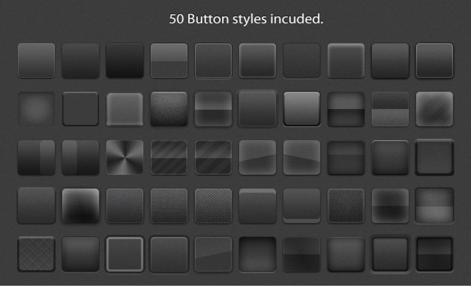 50 button styles