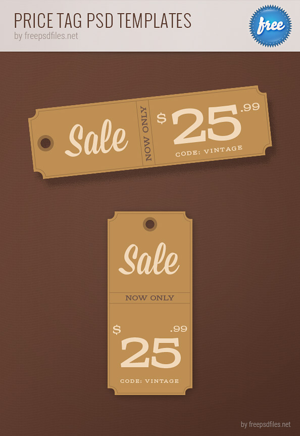 Price Tag PSD Templates Preview