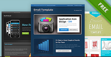 Email Template Psd Set 4 Free Psd Files Email Template Psd Set 4 Free Psd Files