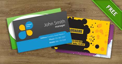 10 Best Free PSD Business Cards