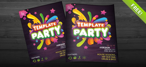 Template Party Flyer