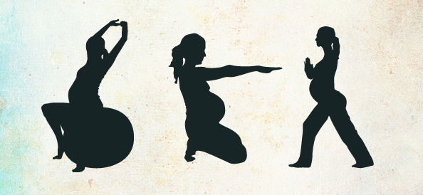 Female Fitness Silhouettes Set 2