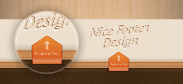 Stylish Footer Free PSD Template