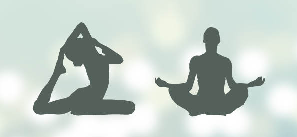 Yoga Silhouettes Set 2