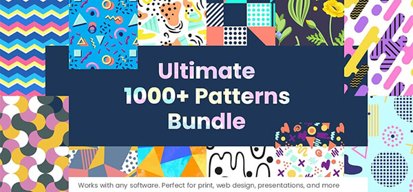 1000 Seamless Pattern Designs Mega Bundle