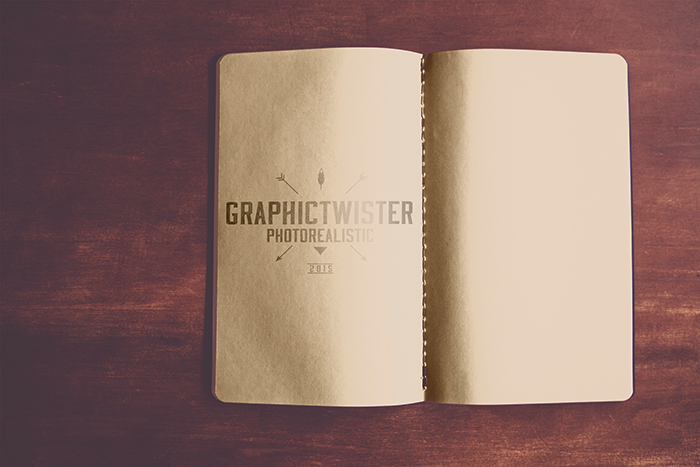 10 Multi-Functional Open Notebook Free PSD Mockup Designs