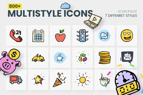 Free Cute Icons Bundle