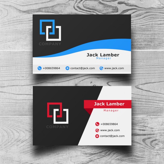 business-card free psd template