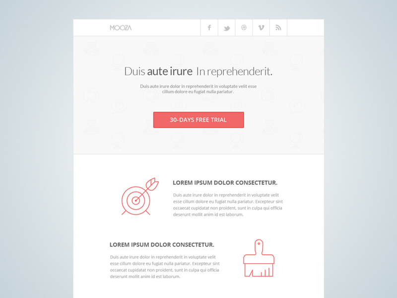 Download 30 Free Psd Email Templates And Newsletter Designs