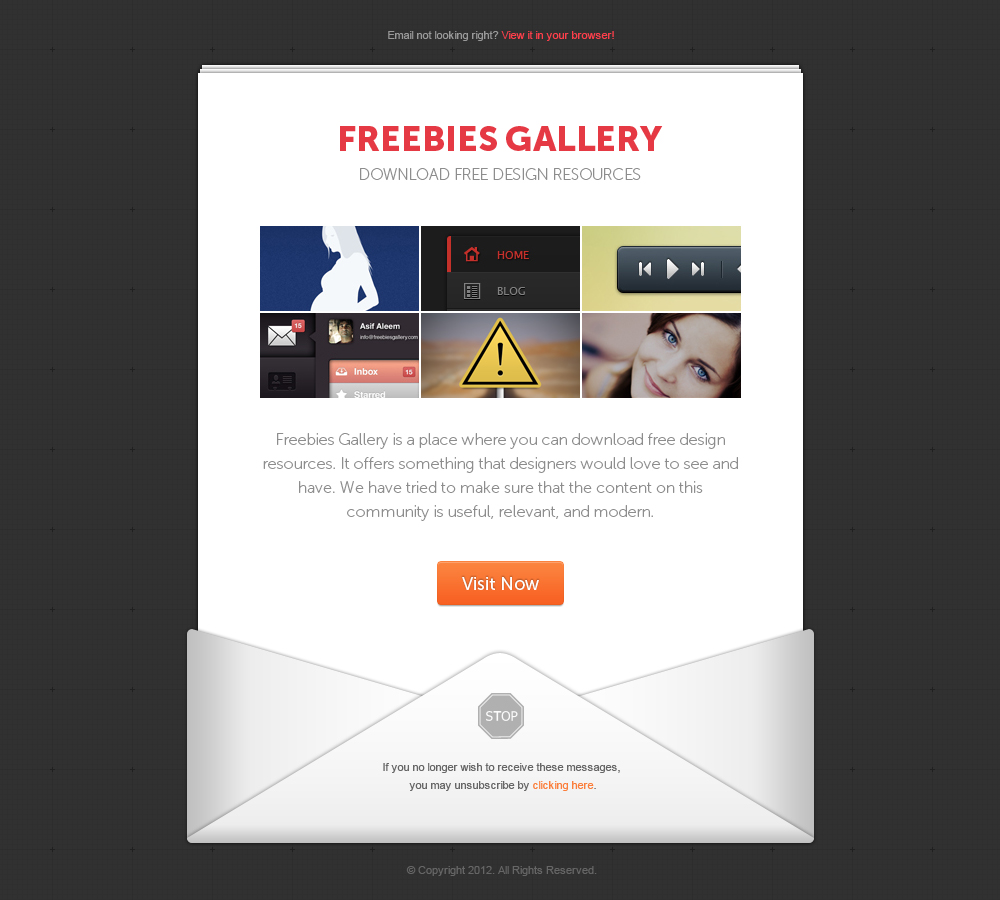 Download 30 Free Psd Email Templates And Newsletter Designs