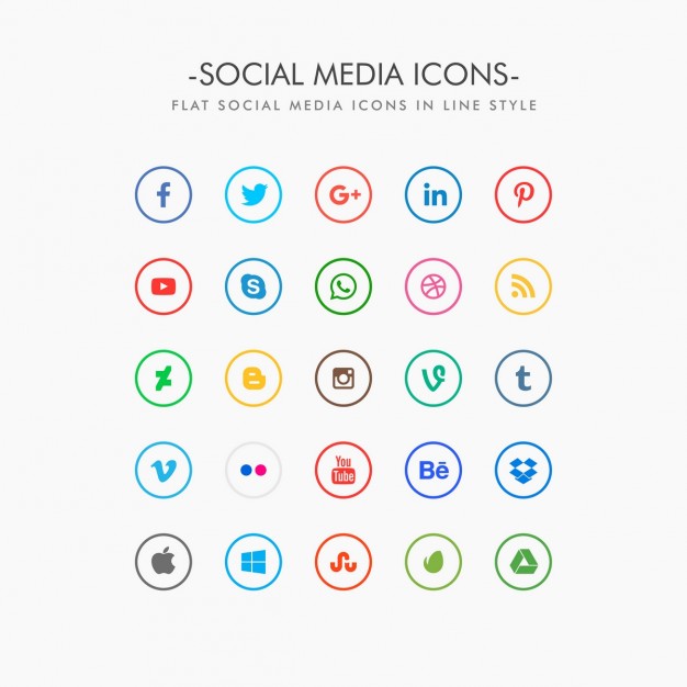 18 Free Vector Icons Sets in Different Styles