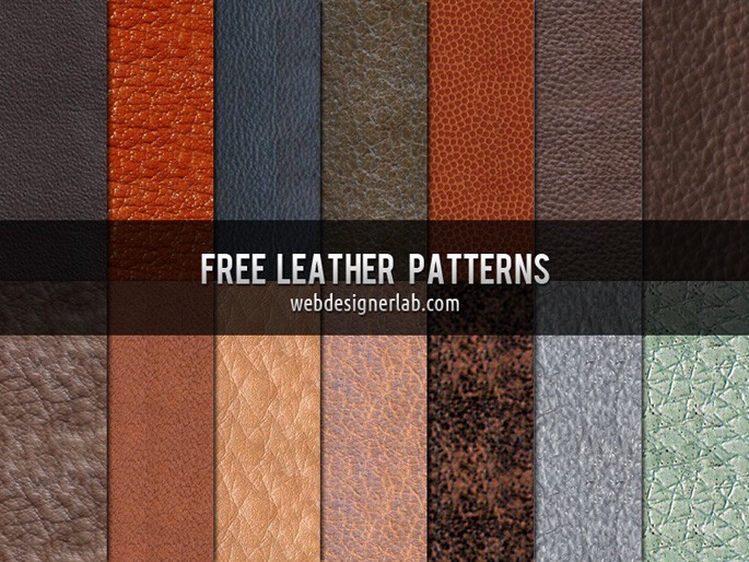 free psd leather patterns