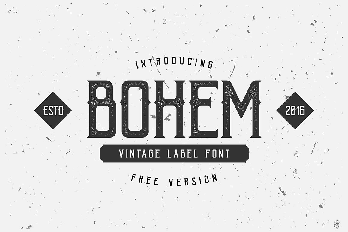 vintage font