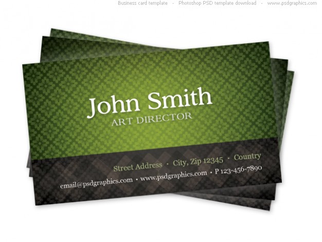 green-business-card-template-with-seamless-pattern